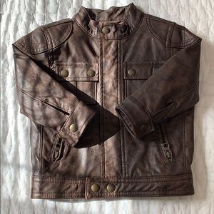 Baby Gap Faux Leather biker Jacket